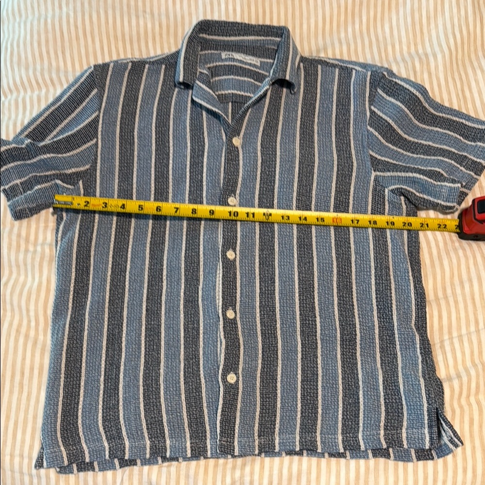 Zara Knit Camp Collar Shirt